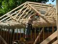 Rafters going up