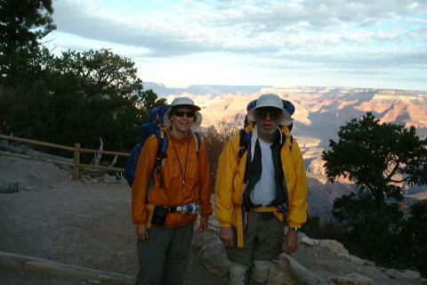Kathy and Mike at SK Trailhead