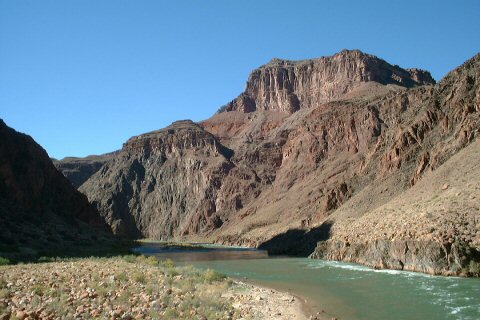 Looking downstream from Silver Bridge