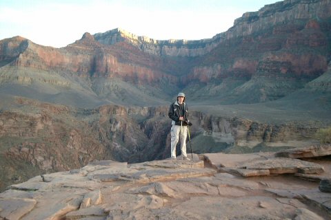 Dan at Plateau Point